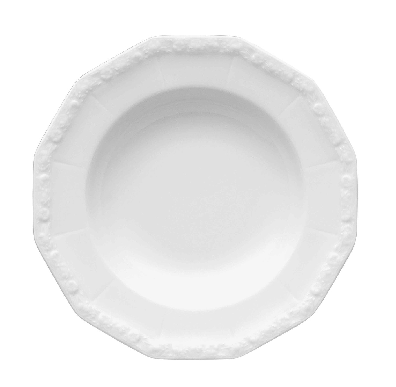 Maria Plate Deep 21 cm, White