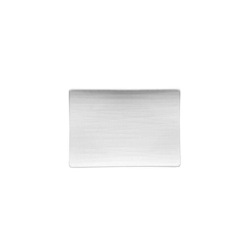 Mesh Relief Plate S, White