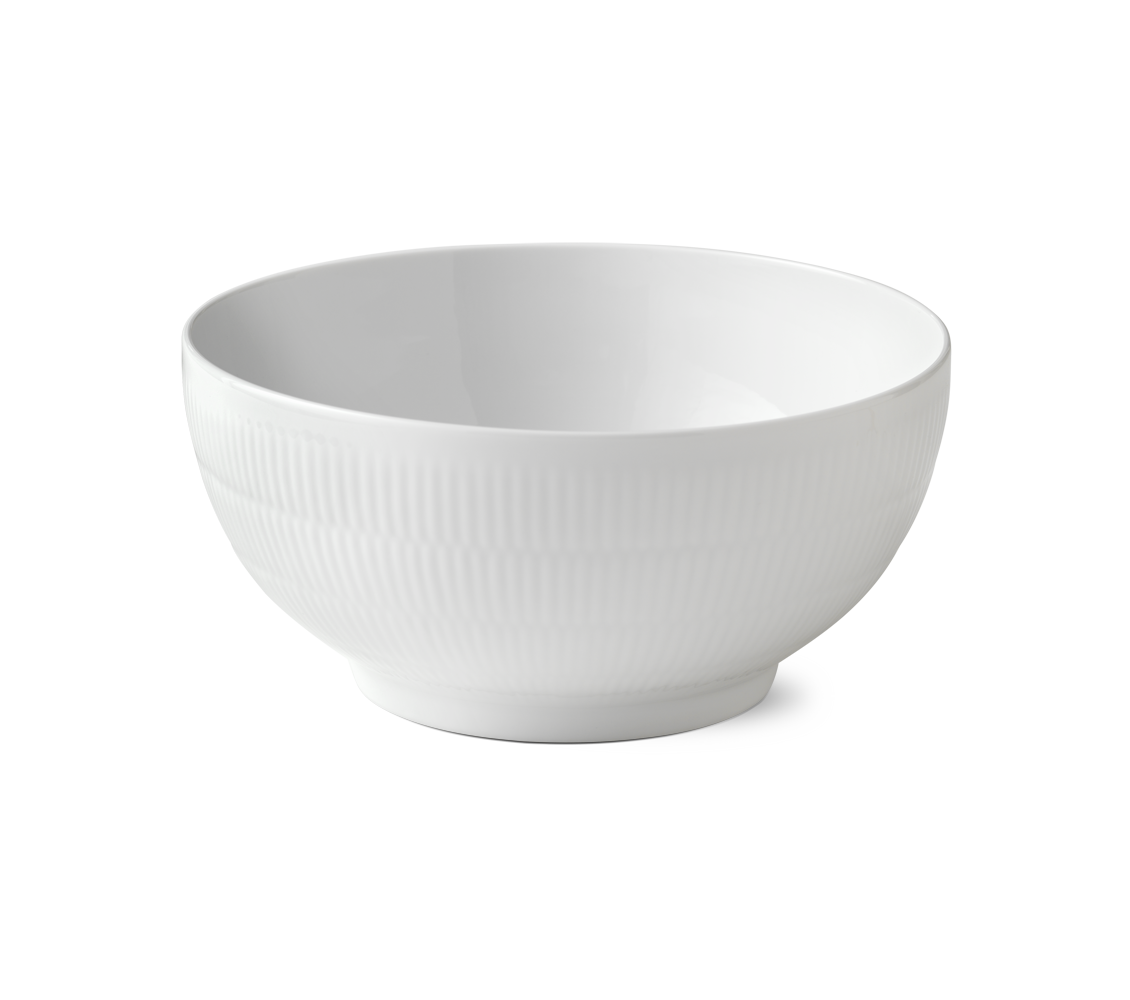 White Fluted Bowl 3,1 L