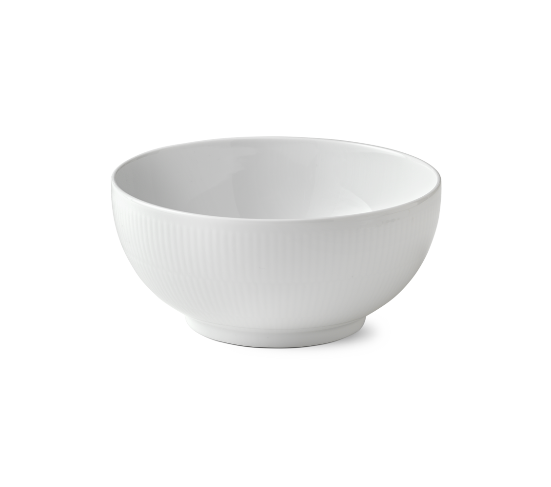 White Fluted Bowl 1,8 L