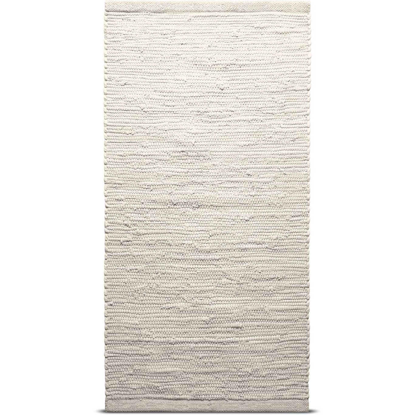 Cotton Vloerkleed Desert White, 65x135 cm