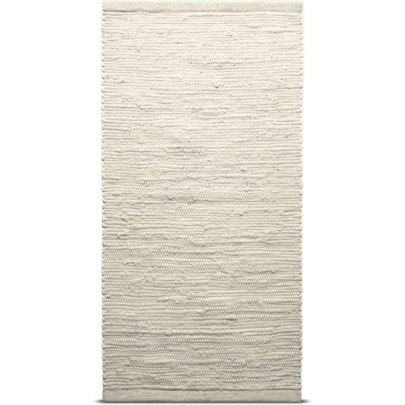 Cotton Vloerkleed Desert White, 75x300 cm