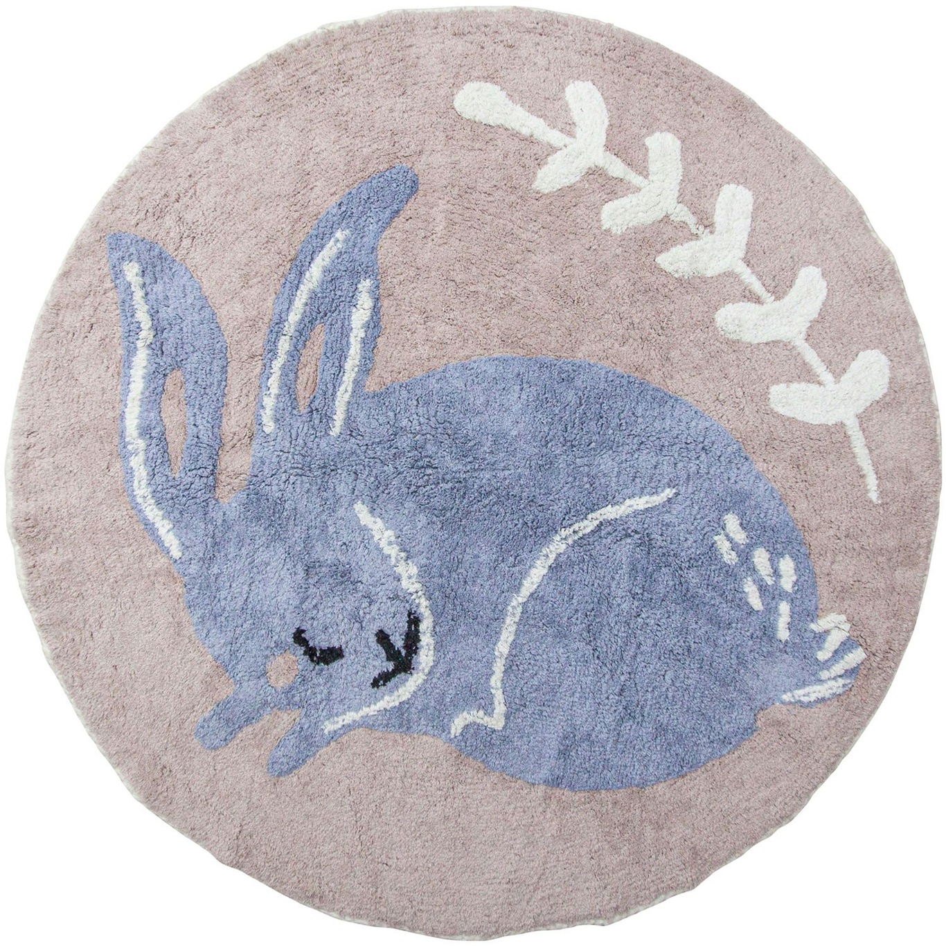 Woven Floor Mat, Bluebell The Bunny