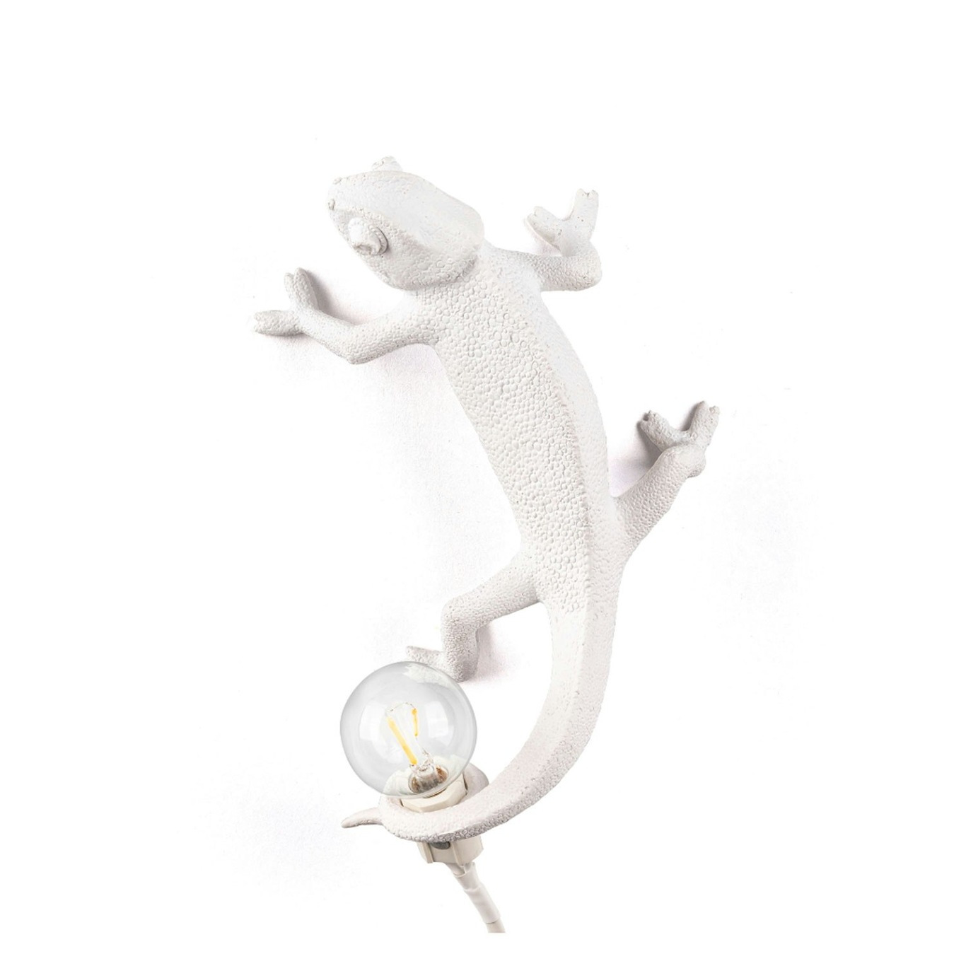 Chameleon Lamp Going Up Wandlamp, Wit