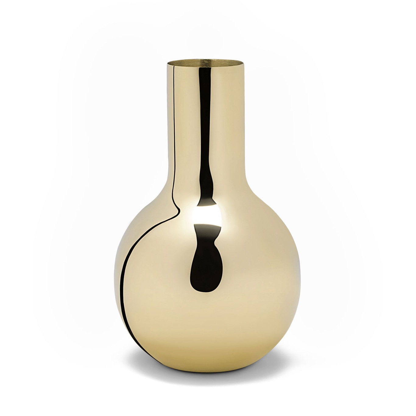 Boule Vase Small, Brass