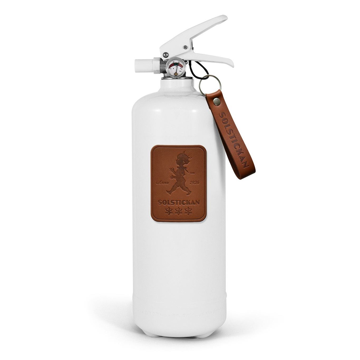 Solstickan Fire Extinguisher 2 kg, Leather Edition/Dark Brown