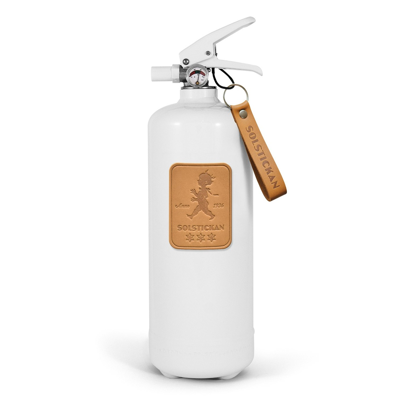 Solstickan Fire Extinguisher 2 kg, Leather Edition/Light Brown