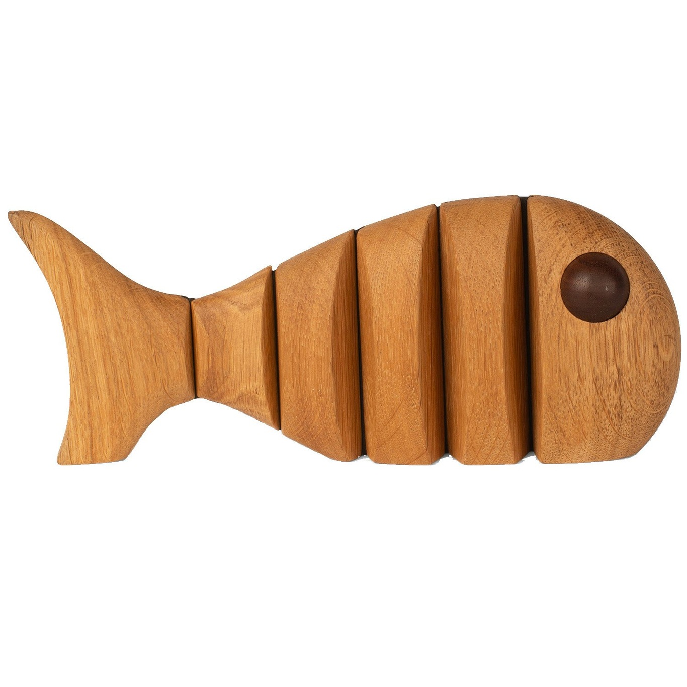 The Wood Fish Houten Beeldje 22 cm