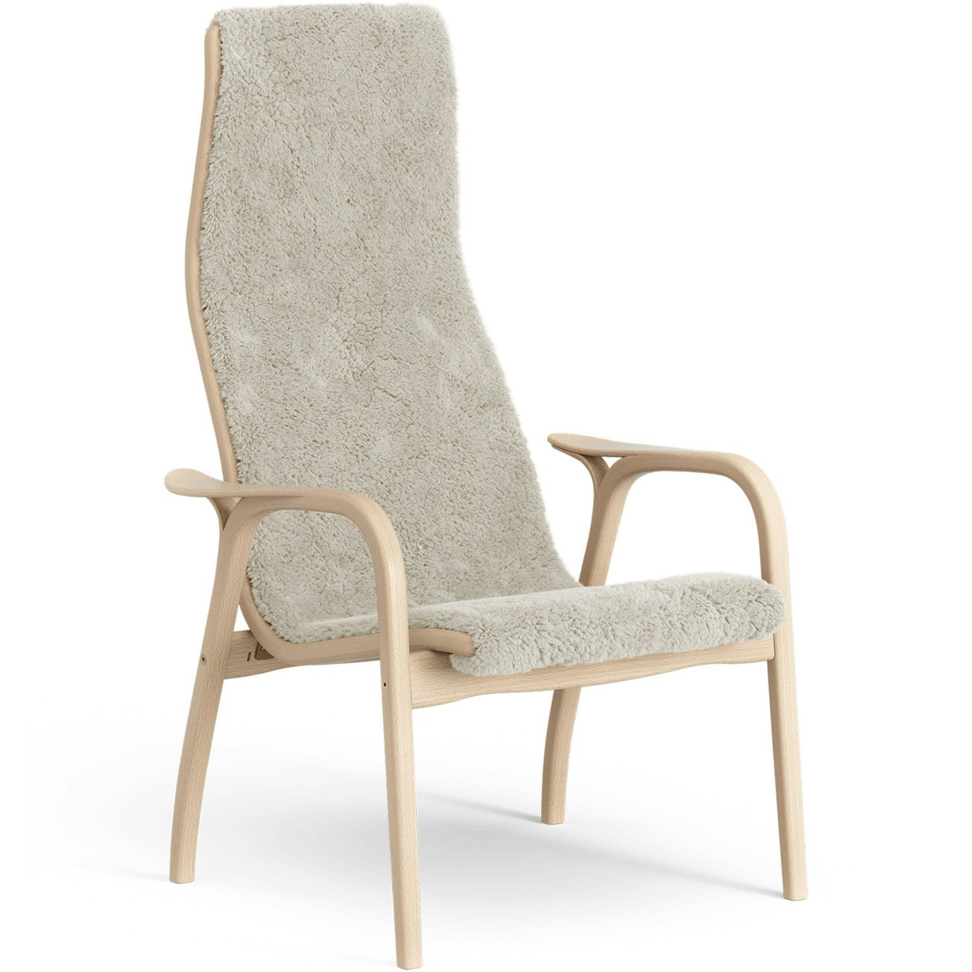 Lamino Chair Sheepskin/Beech, Moonlight