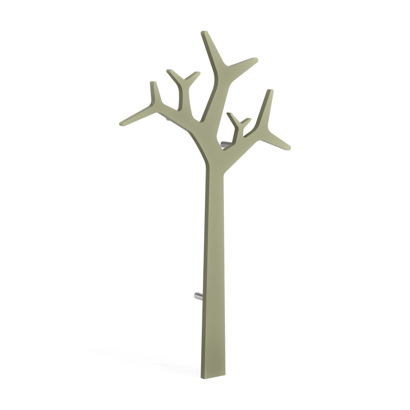 Tree Kapstok Wandgemonteerd 134 cm, Moss Green