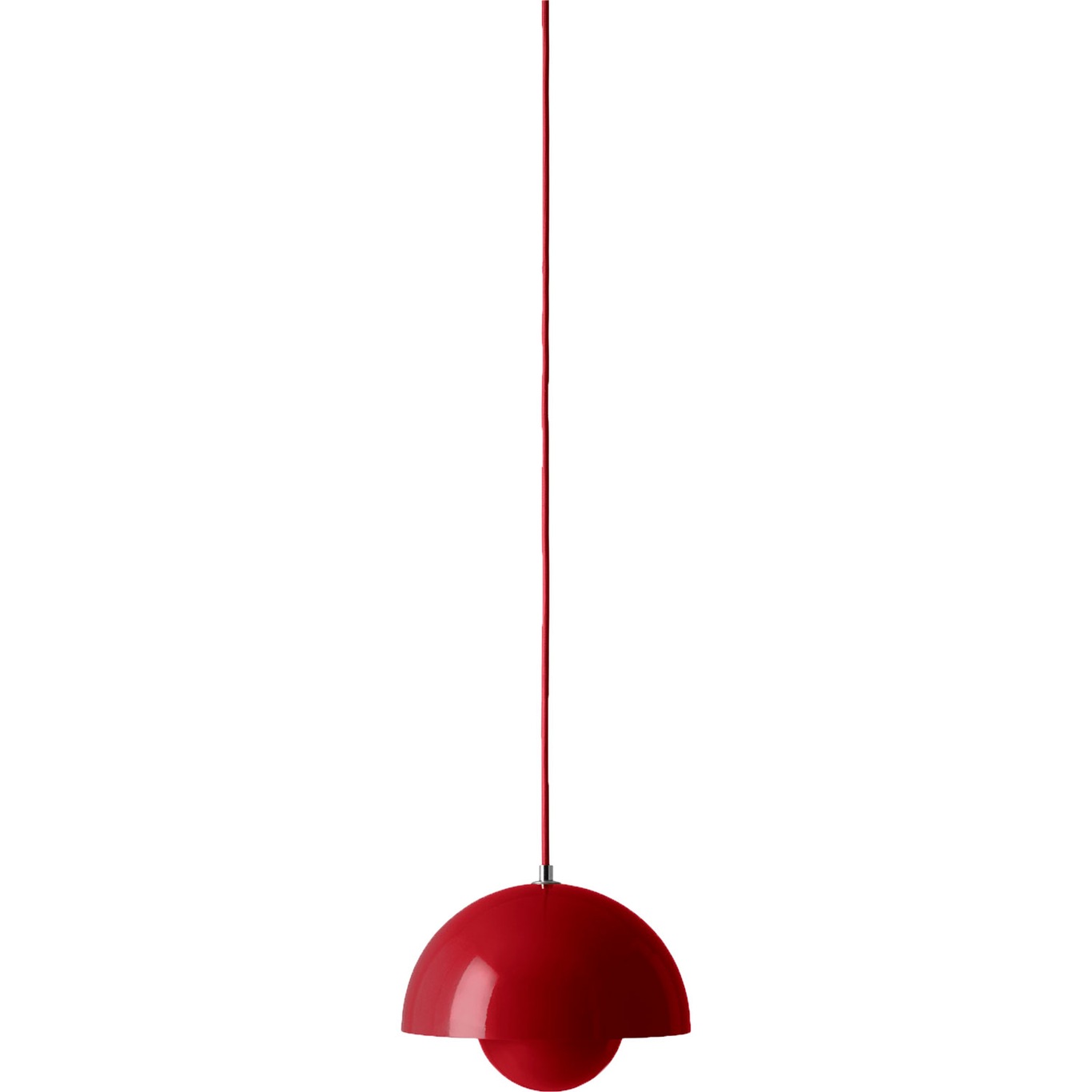 Flowerpot VP1 Hanglamp, Vermilion Red