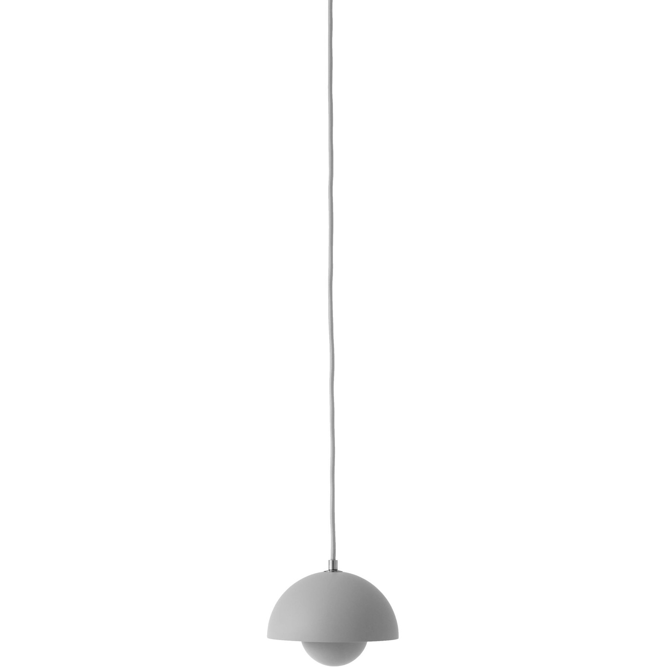 Flowerpot VP10 Hanglamp, Mat Lichtgrijs