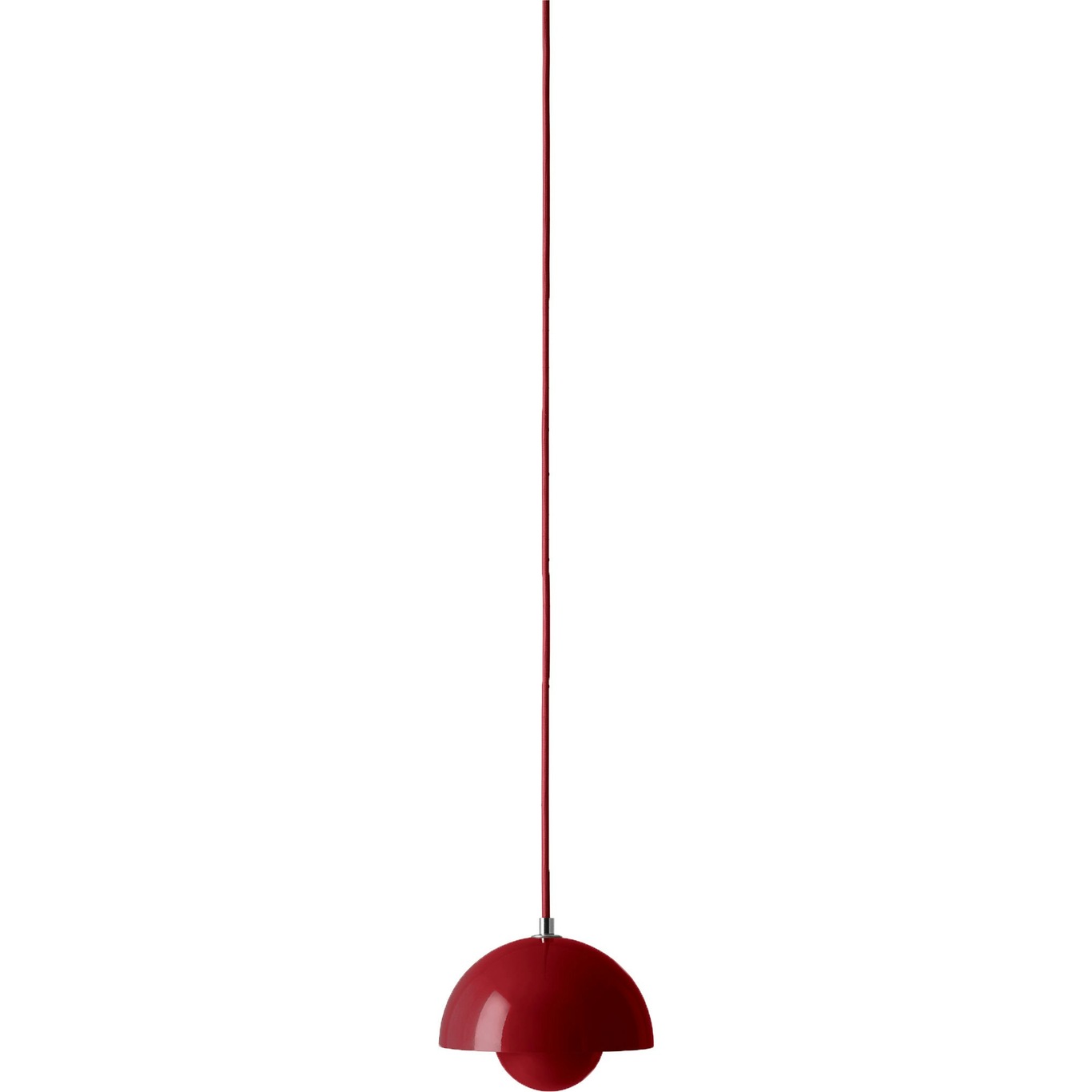 Flowerpot VP10 Hanglamp, Vermilion Red