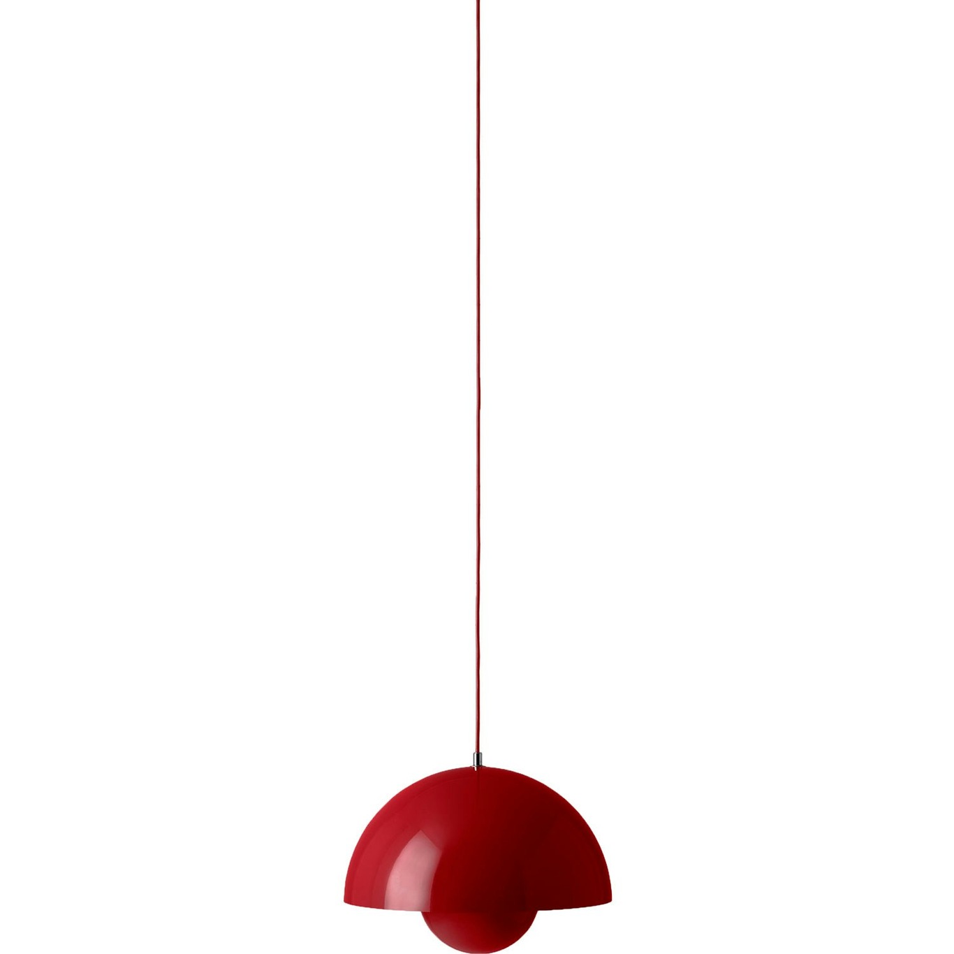 Flowerpot VP7 Hanglamp, Vermilion Red