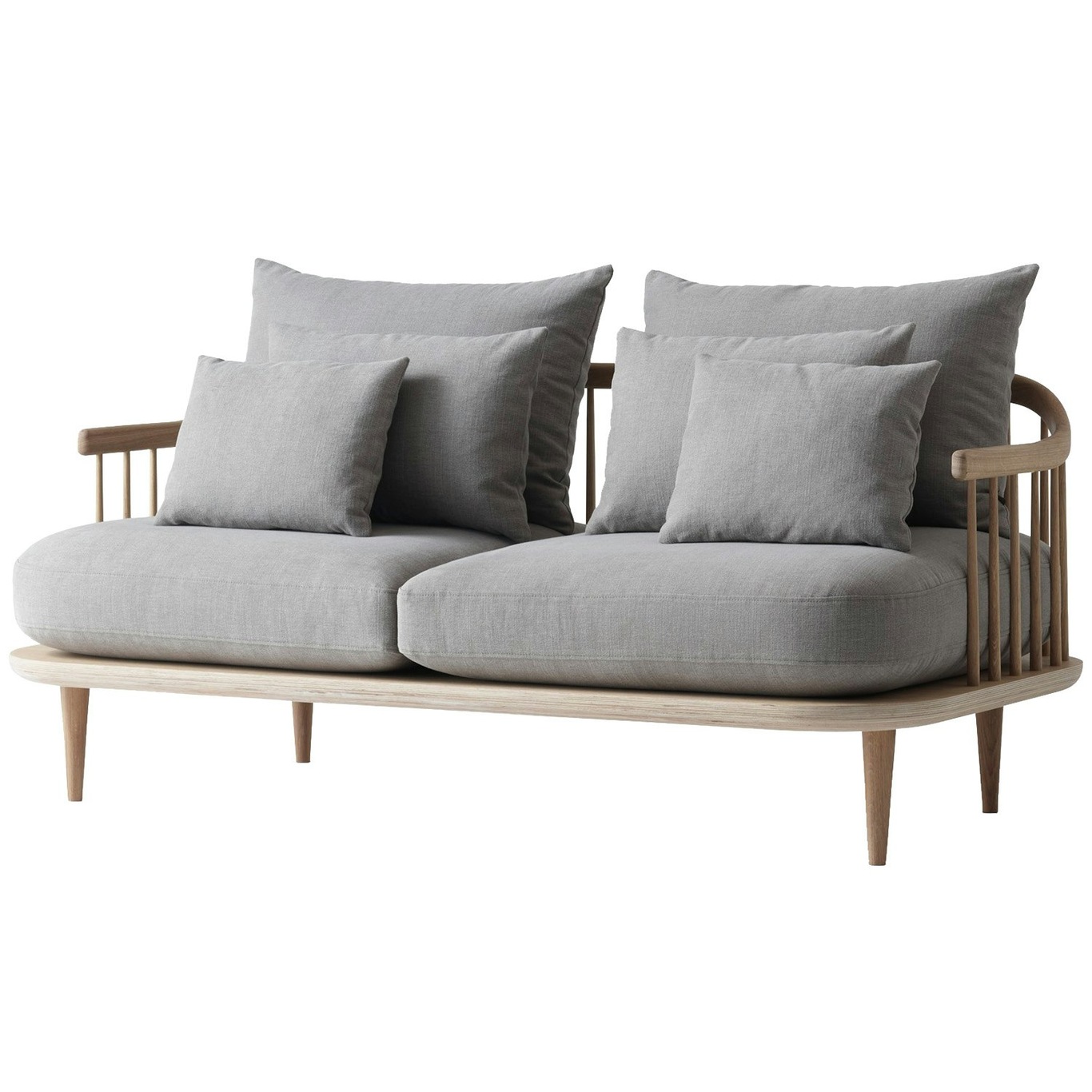 Fly sofa Sc2 Sofa, Wit Geolied Eiken / Hot Madison 094 Nature