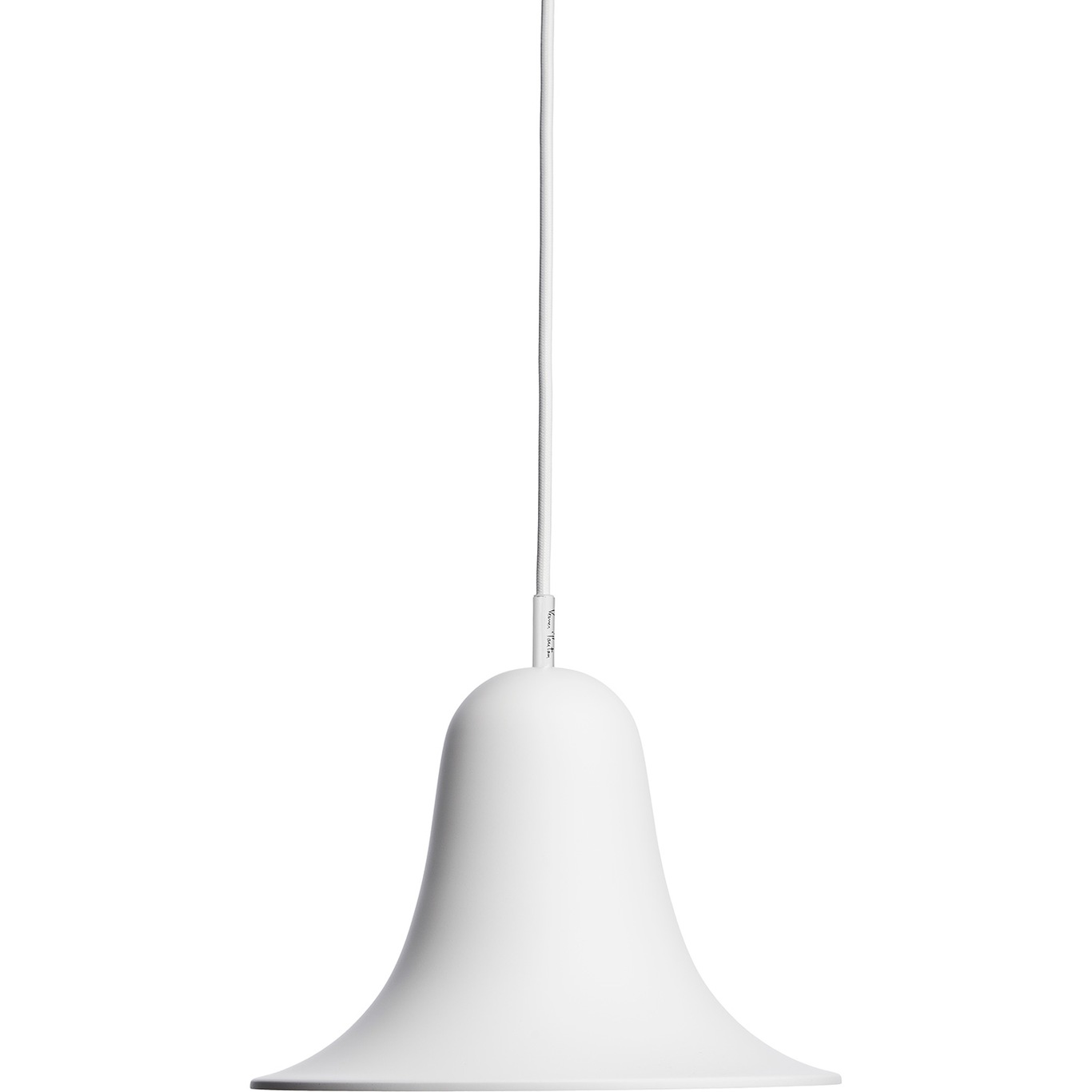 Pantop Hanglamp 23 cm, Mat Wit