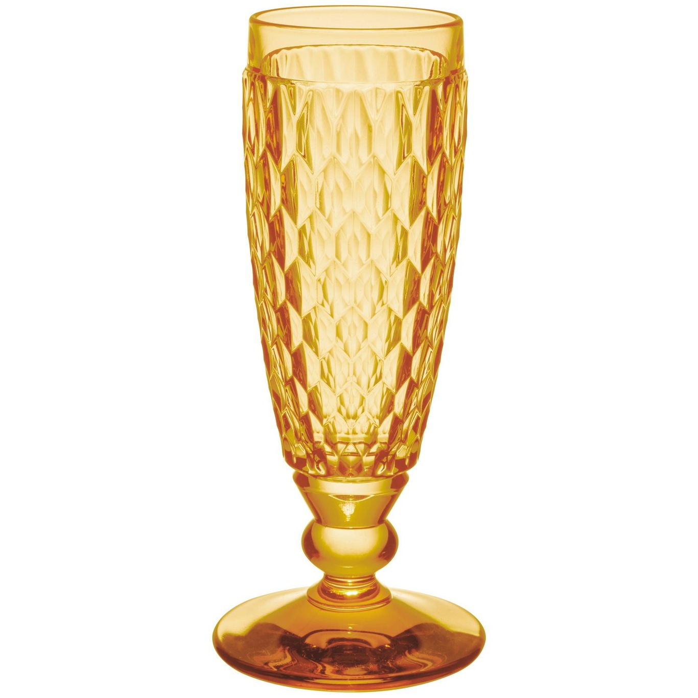 Boston Coloured Champagneglas 12 cl, Saffraan