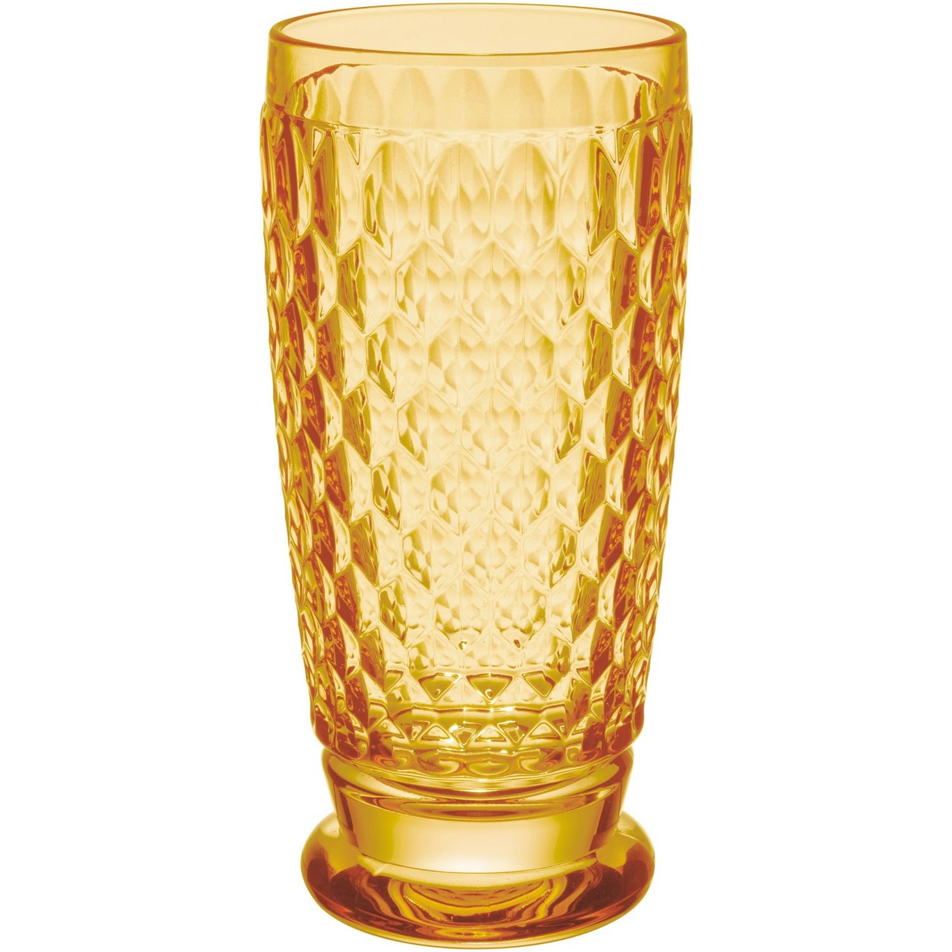 Boston Coloured Longdrinkglas 30 cl, Saffraan