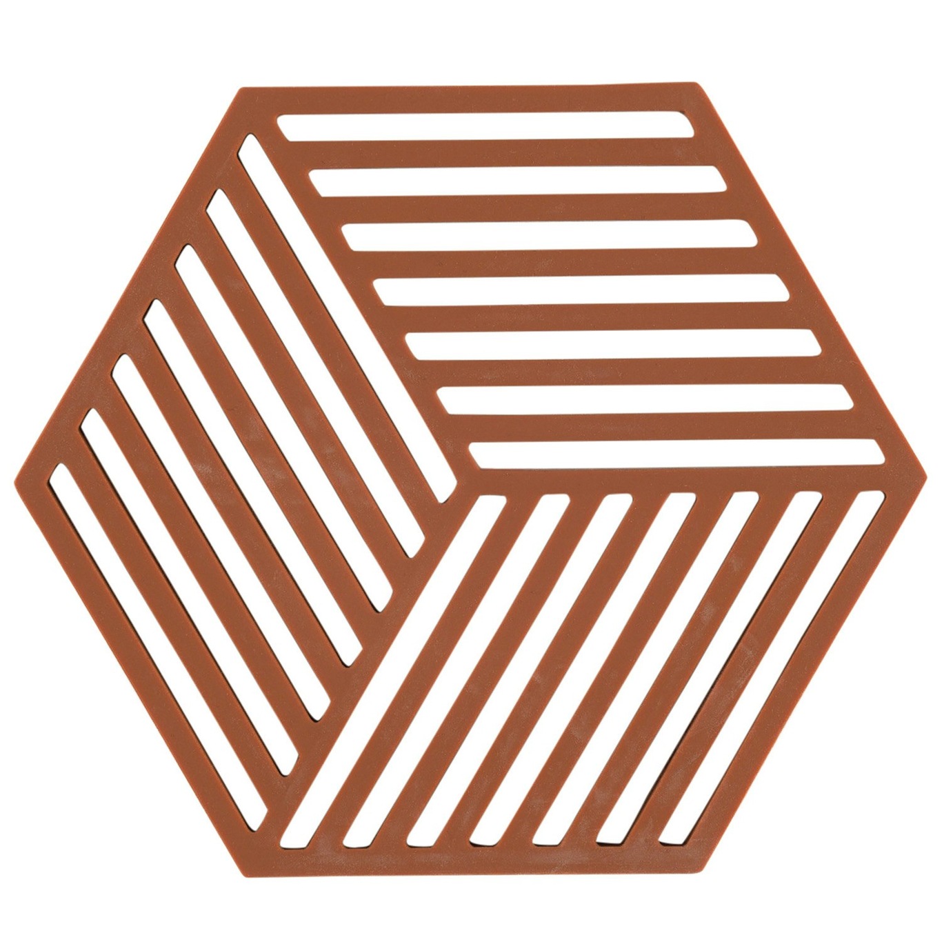 Hexagon Trivet Pannenonderzetter Terracotta