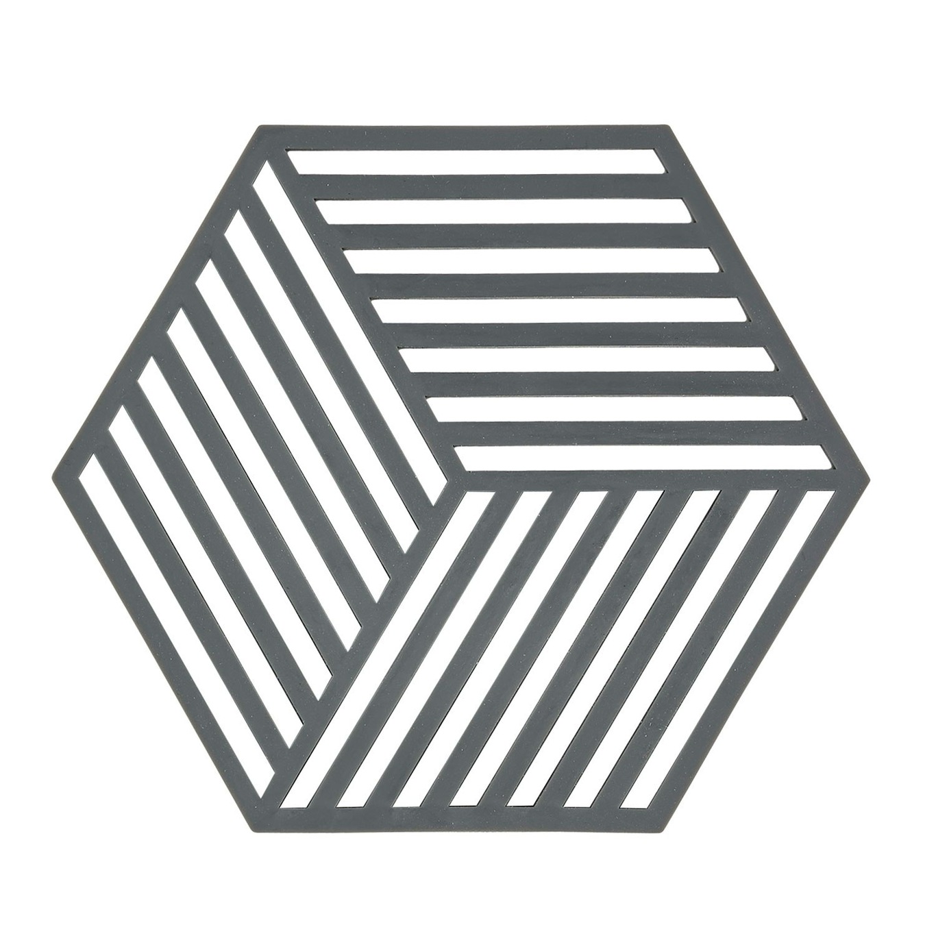 Hexagon Trivet Pannenonderzetter Grijs