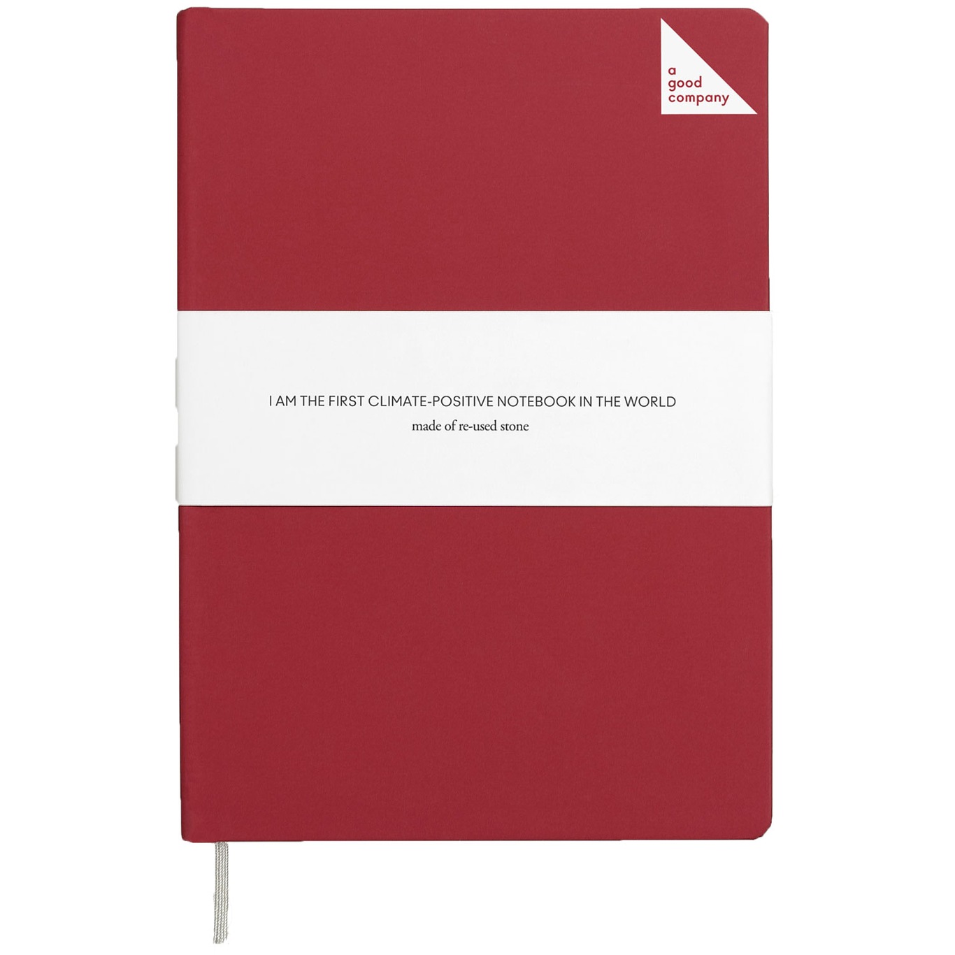 A Good Notebook A5 Dotted, Pomegranate Red