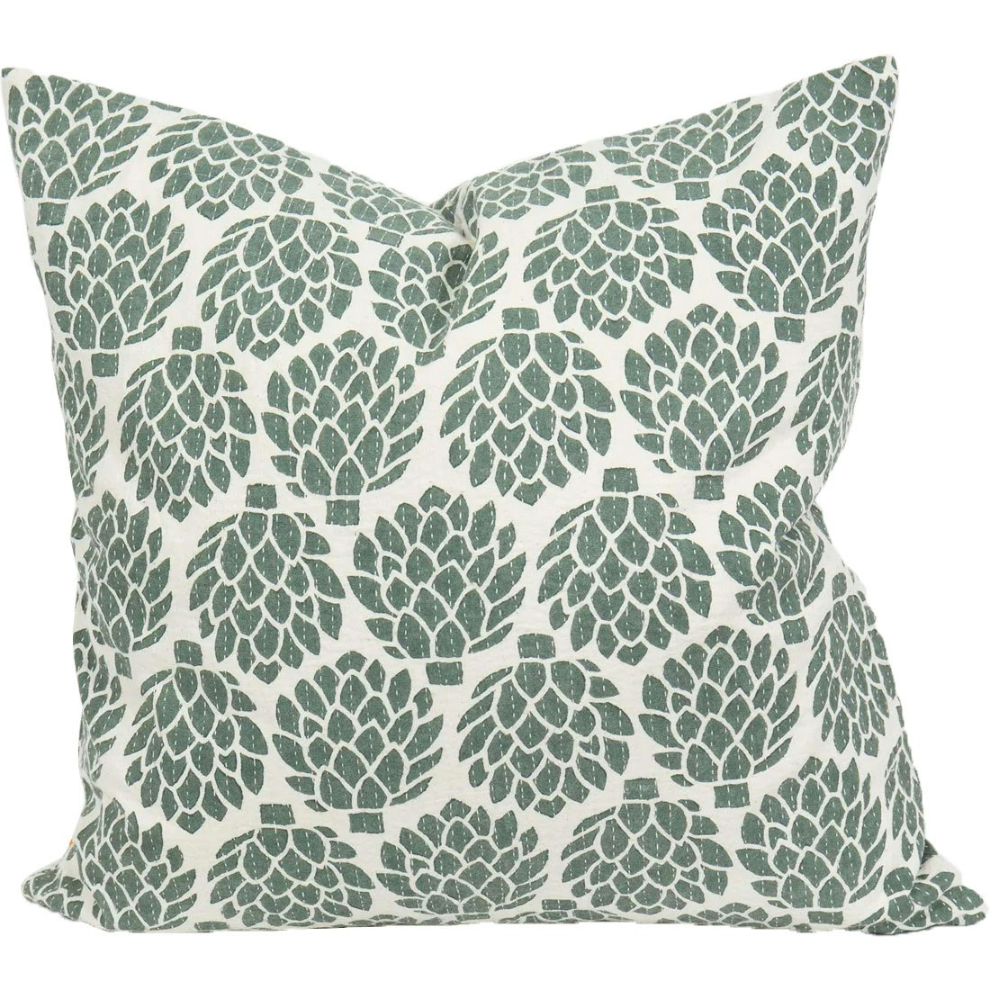 Artichoke Cushion Cover 50x50 cm, Green Grey