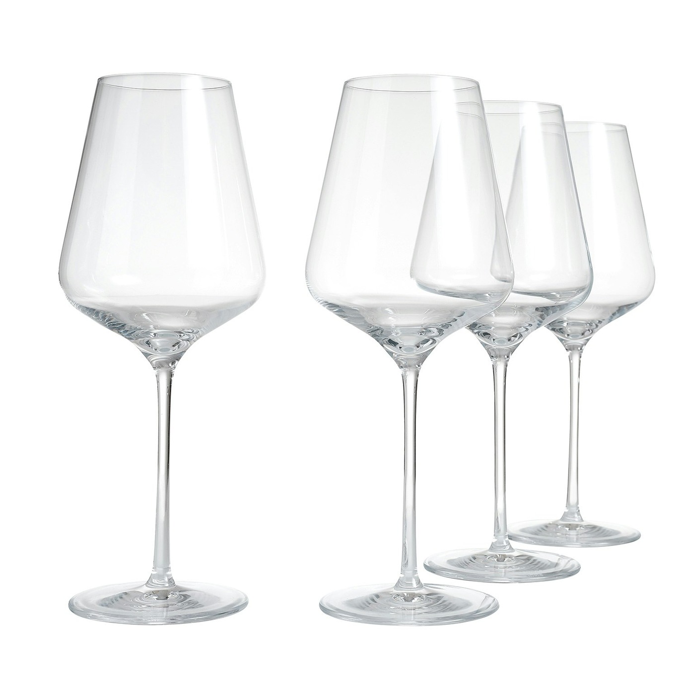 Crystal Wine Glasses - 4 Pack