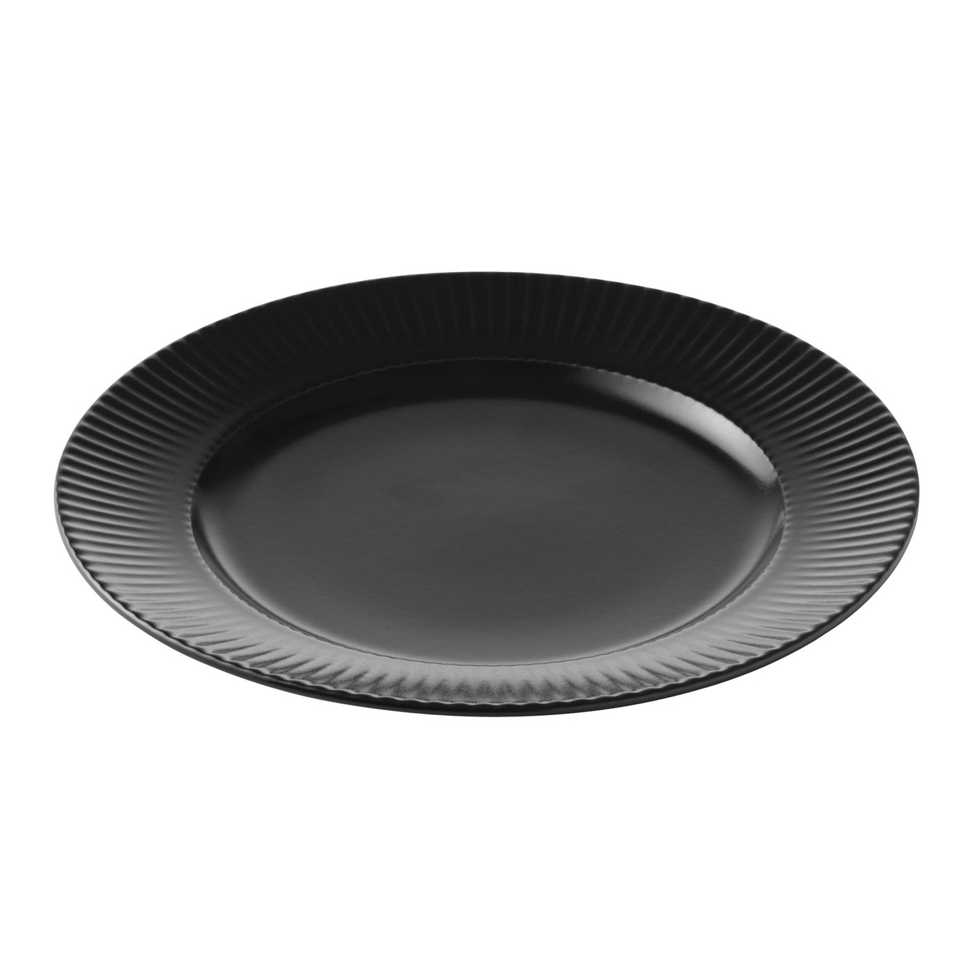 Groovy Breakfast Plate 21 cm, Black