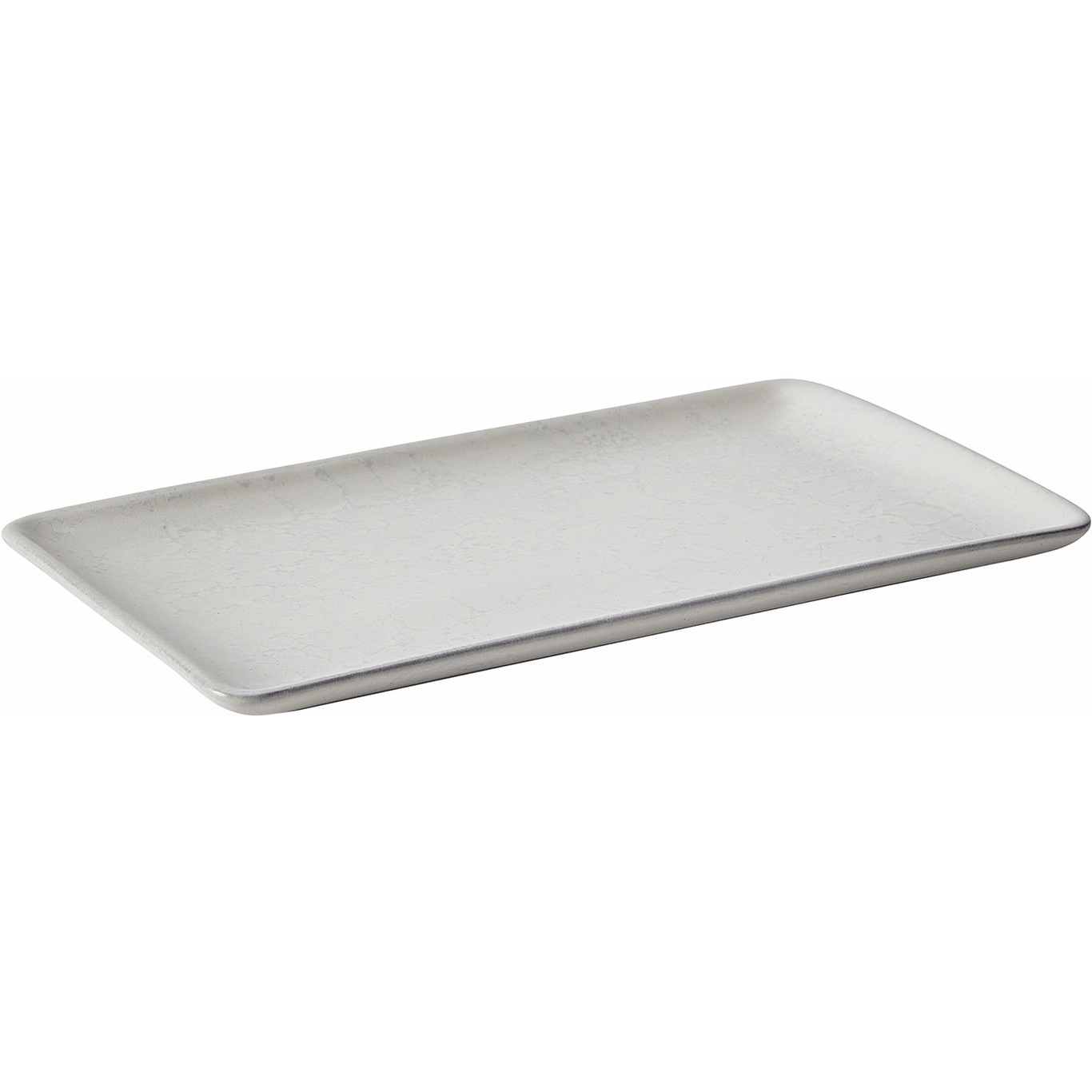 Raw Rectangular Plate 23,5x15 cm, Arctic White