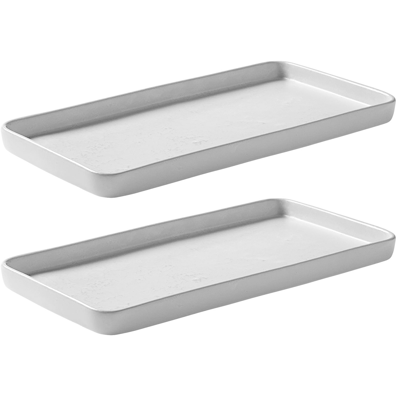 Raw Dishes Arctic White, 2-pack