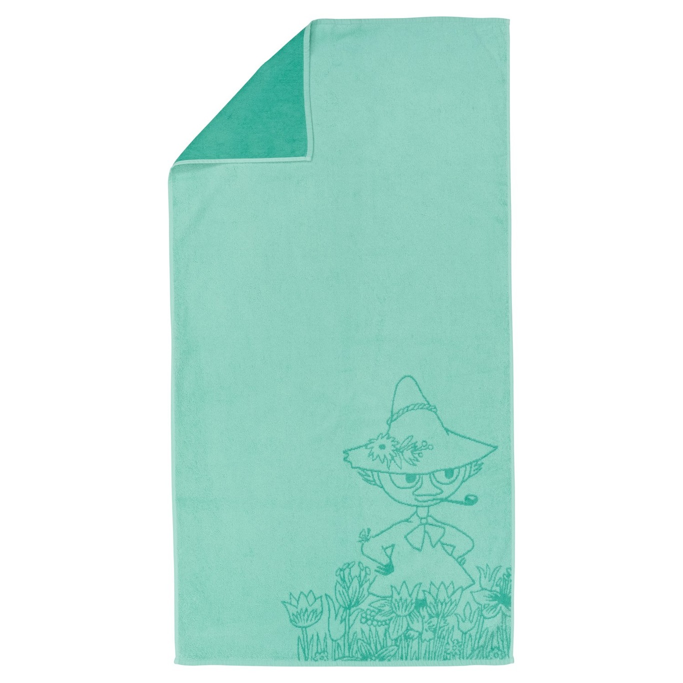 Moomin Bath Towel 70x140 cm, Snufkin Mint