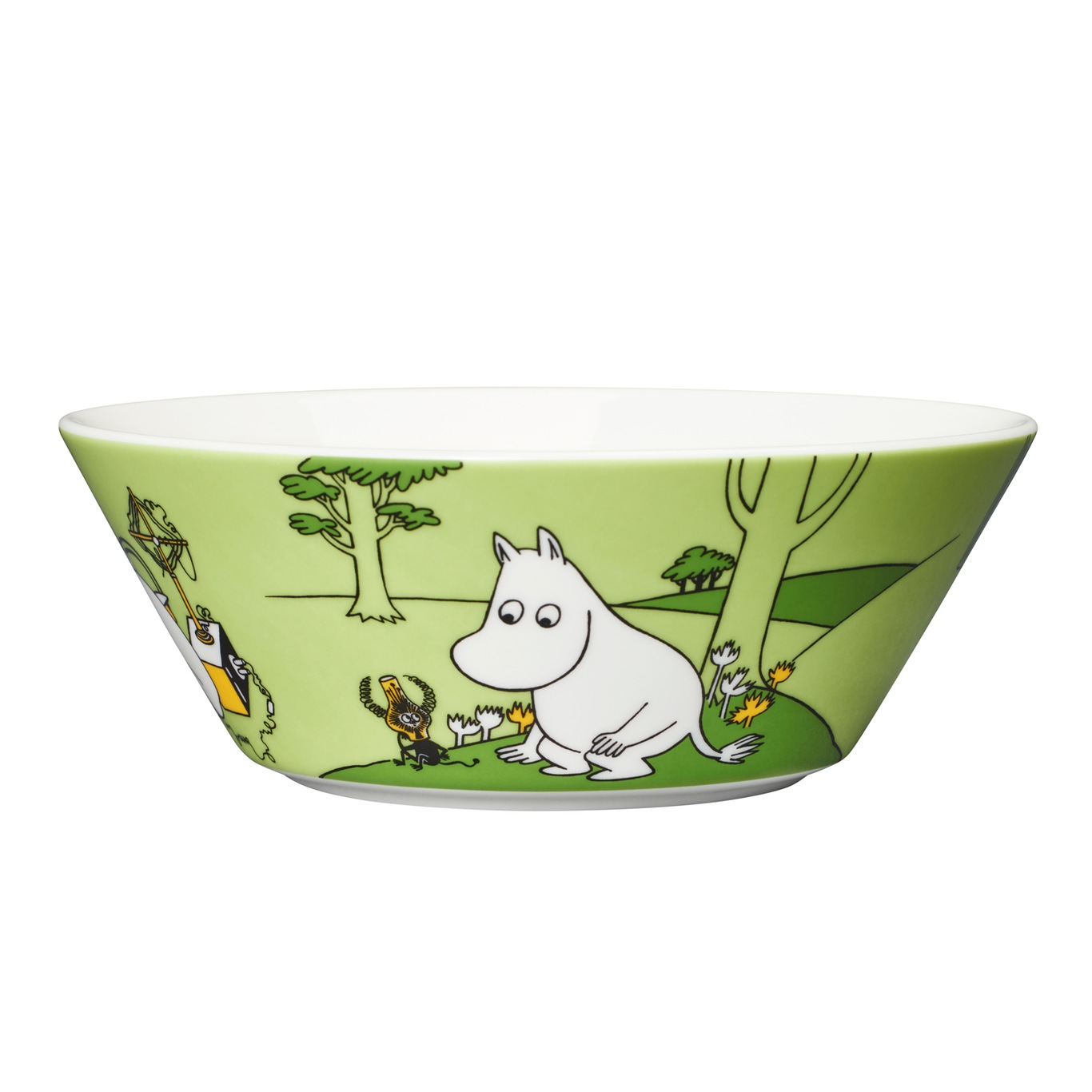 Moomin Bowl Ø15 cm, Moomintroll Green