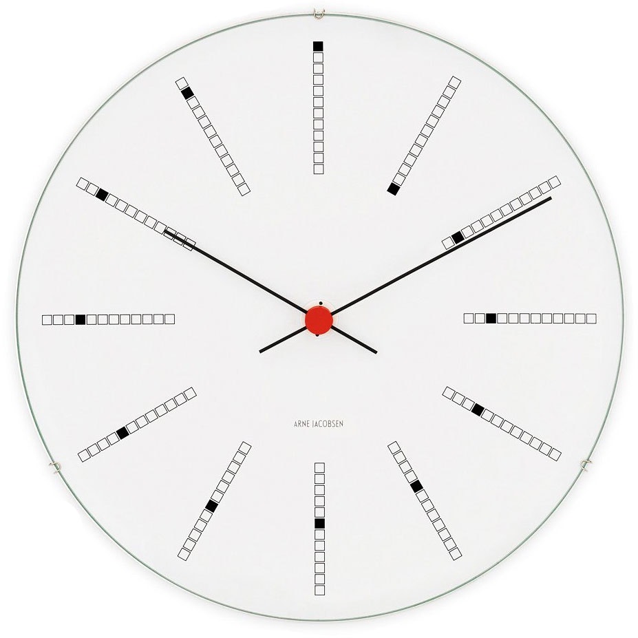 ARNE JACOBSEN Wall Clock Bankers 210mm-