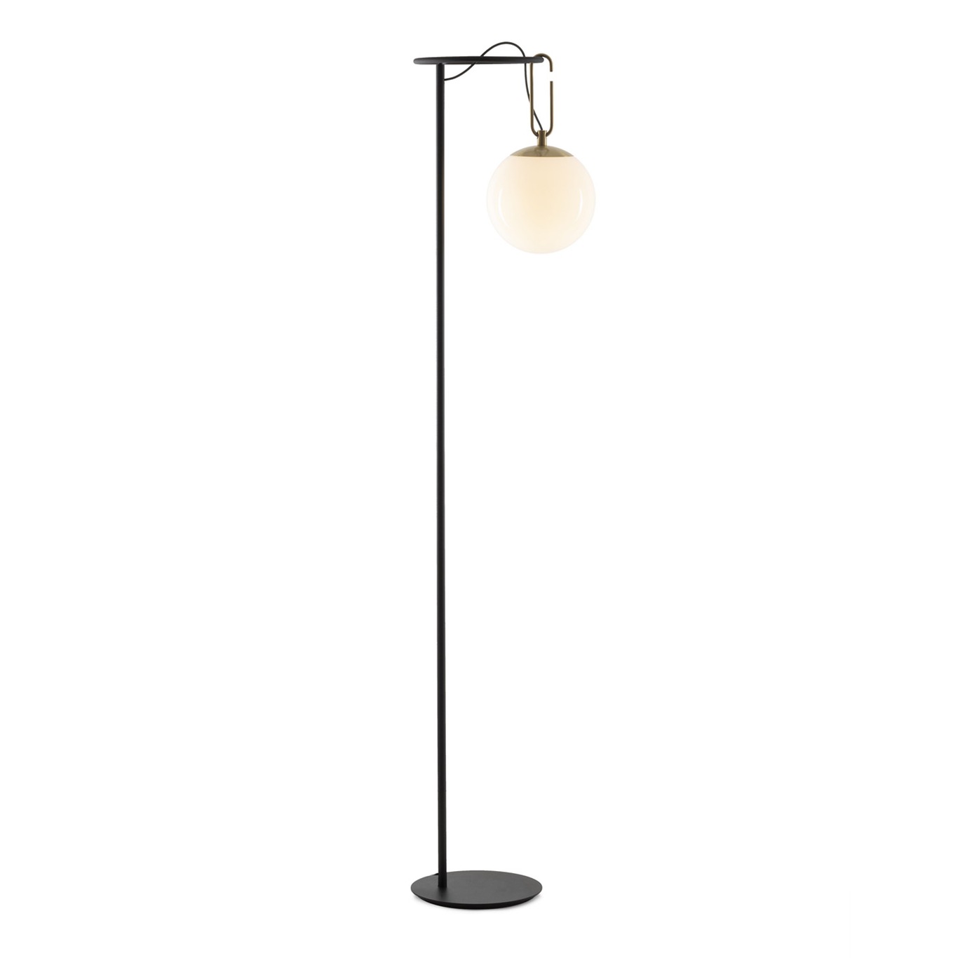 NH 22 Floor Lamp, Black / Brass