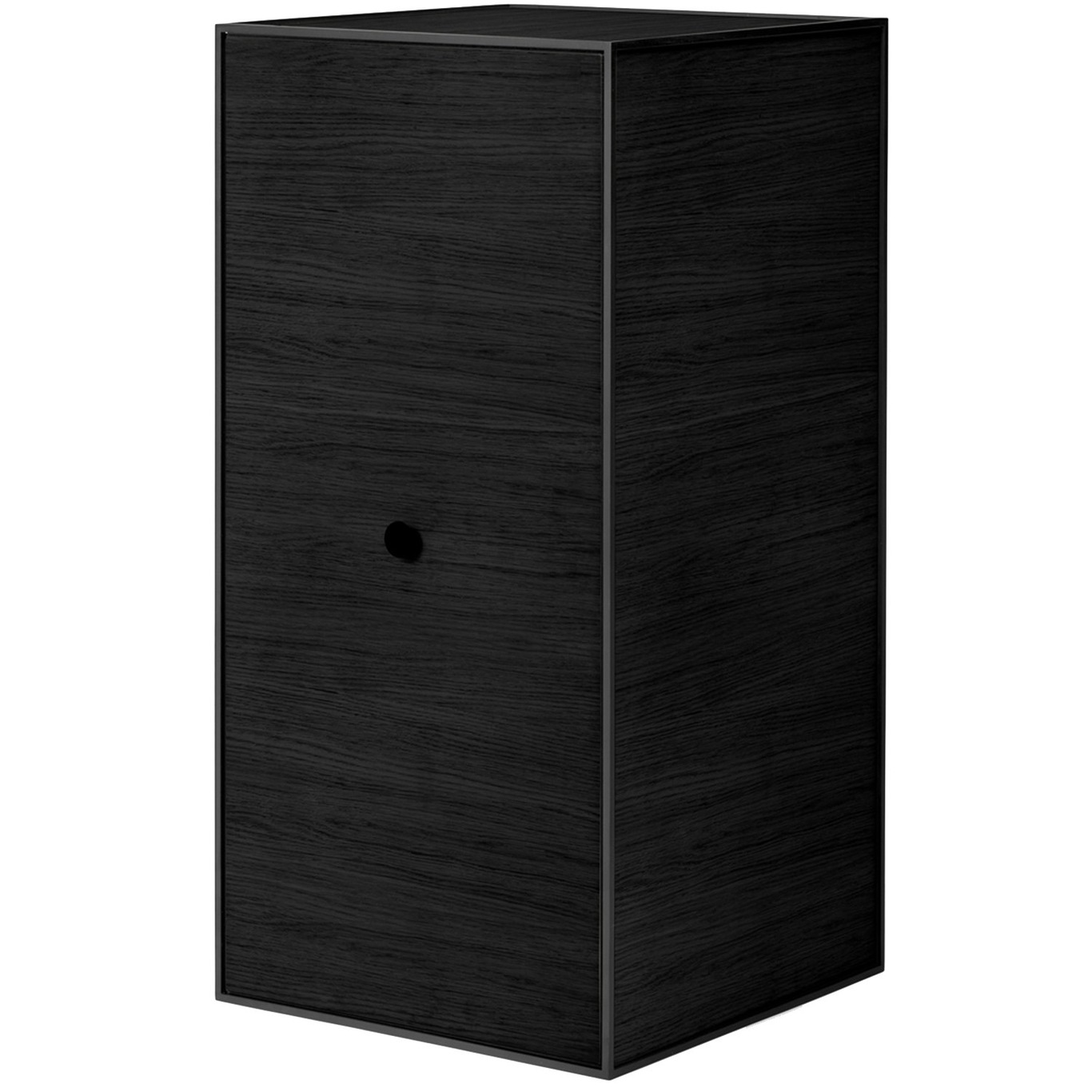 Frame 70 Wall Cabinet, Black Stained Ash