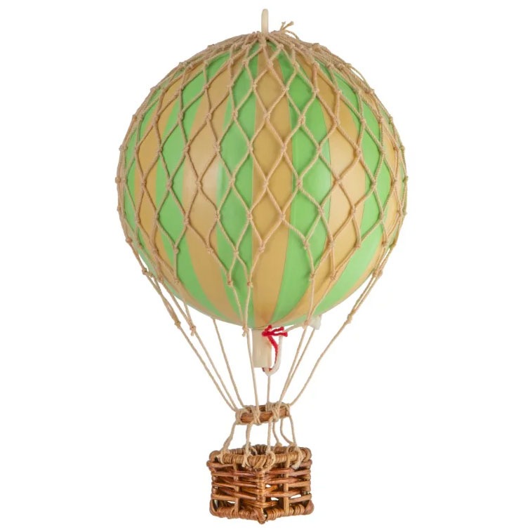 Floating The Skies Air Balloon 13x8.5 cm, True Green