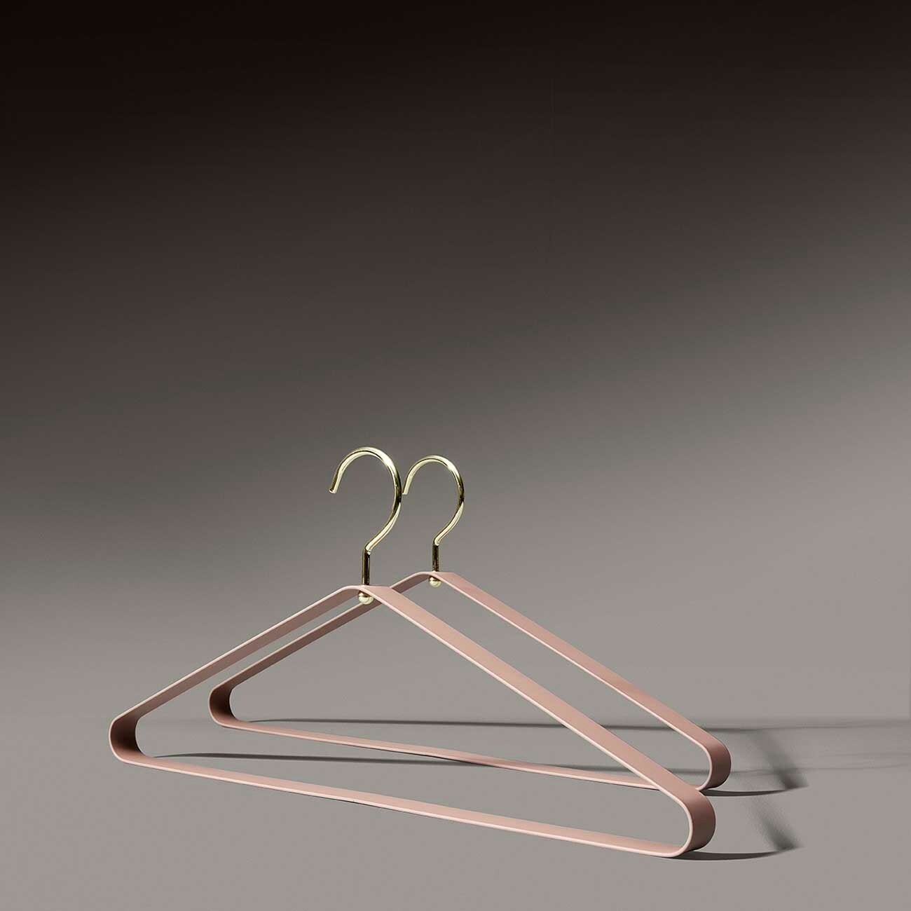 Vestis Clothes Hanger Set of 2, Black/Gold - AYTM @ RoyalDesign