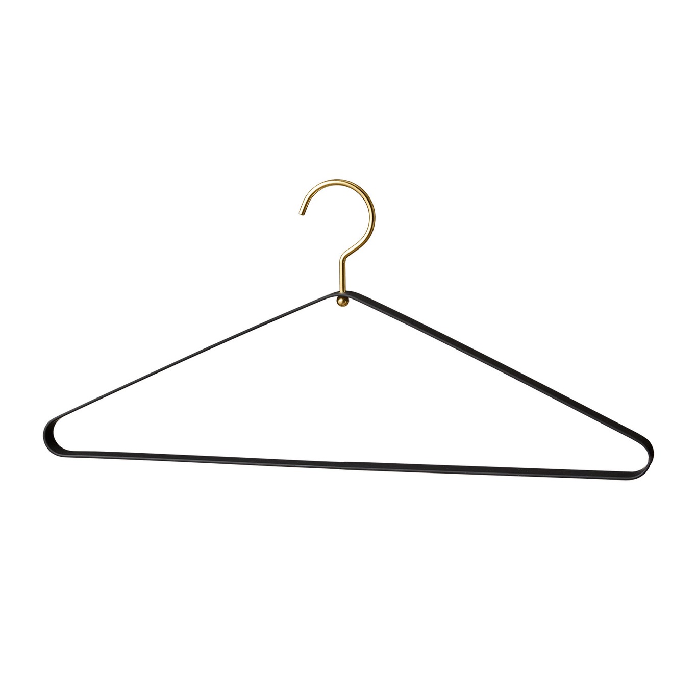 Vestis Clothes Hanger Set of 2, Black/Gold