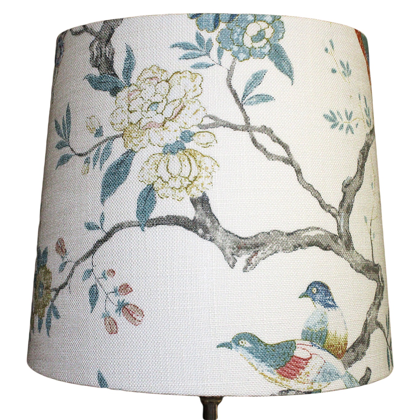 Sixten 25 Oriental Bird White Bergo, Bird Pattern Lamp Shade