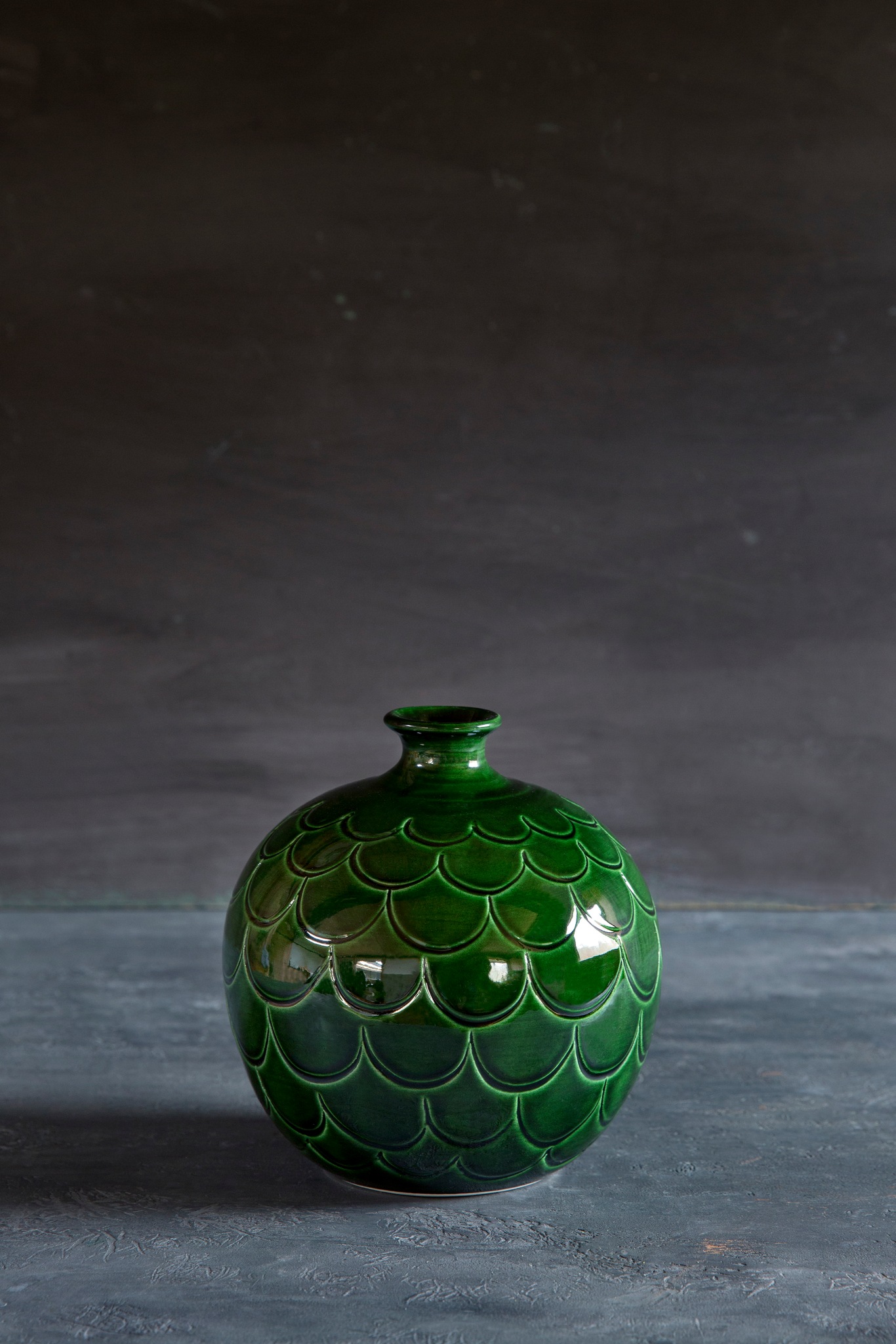 Misty Vase 23 cm, Green