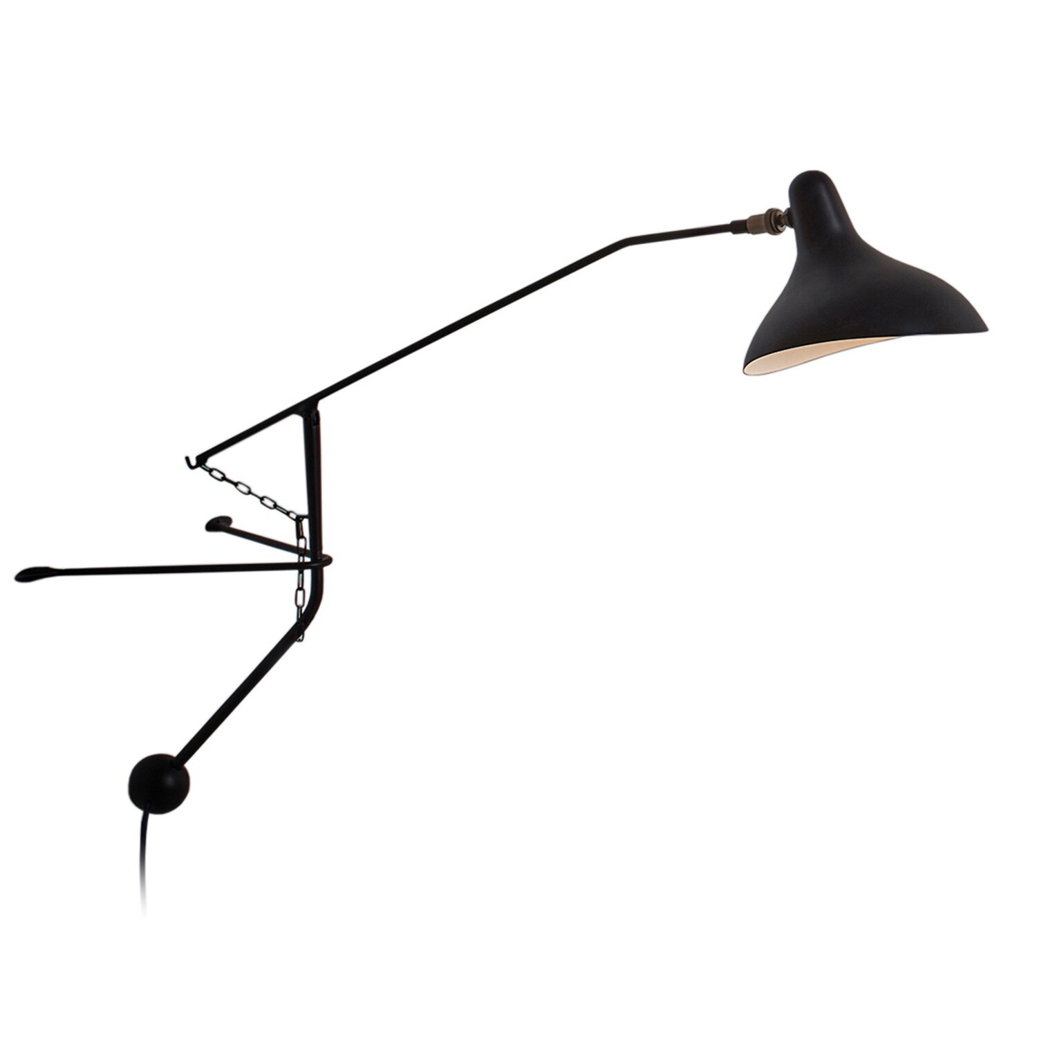 ketting PapoeaNieuwGuinea Handig Mantis BS2 Mini Wall Lamp - DCWéditions @ RoyalDesign