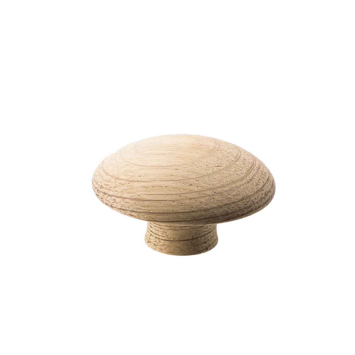 Mushroom Knob 50 mm, Oak
