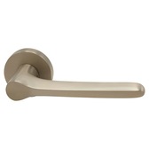 Fittings Design Door handle - Antique bronze - Model HELIX 200 STRIPE -  Browned Brass Door Handles - VillaHus