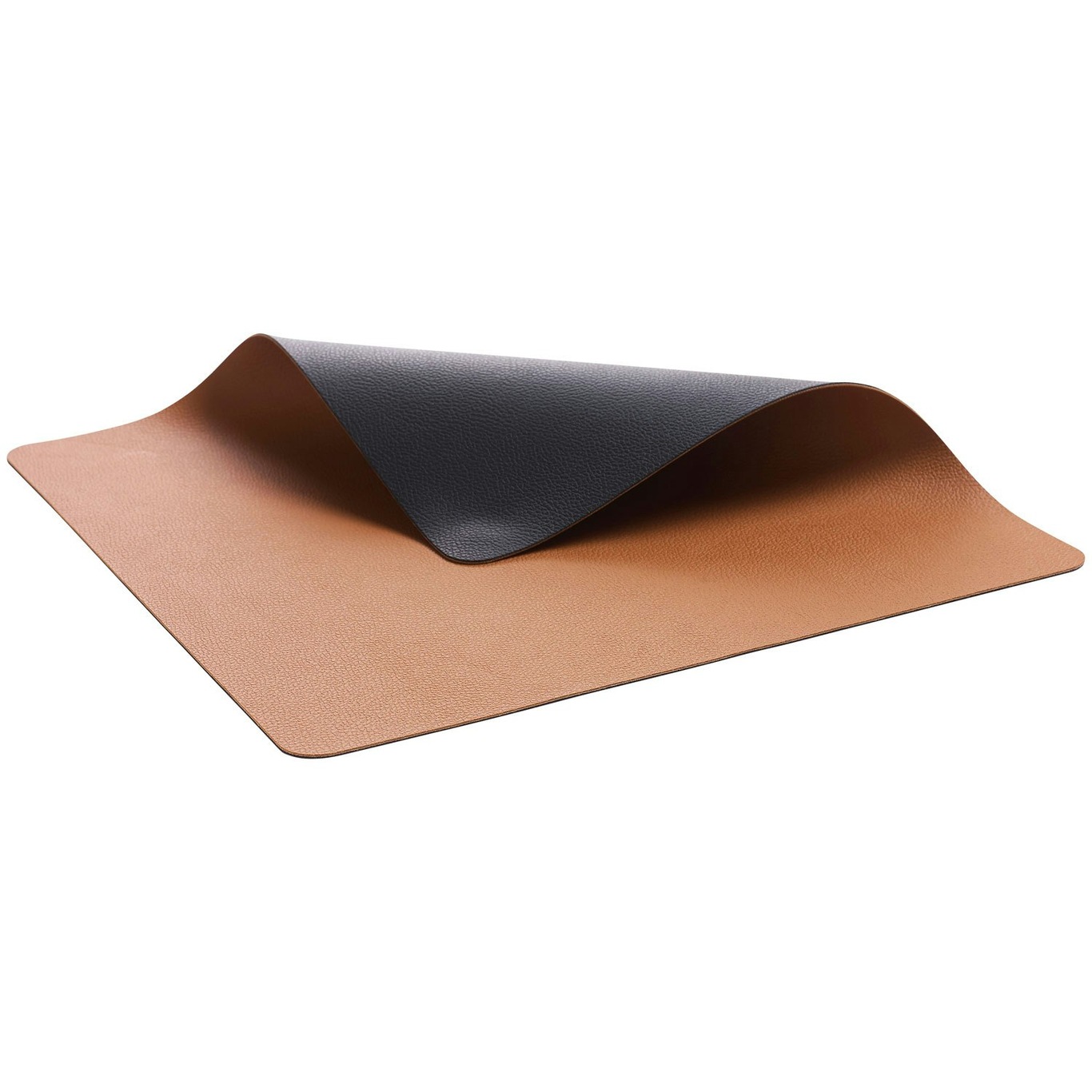 Reversible Table Mat 4-pack, Brown/Black