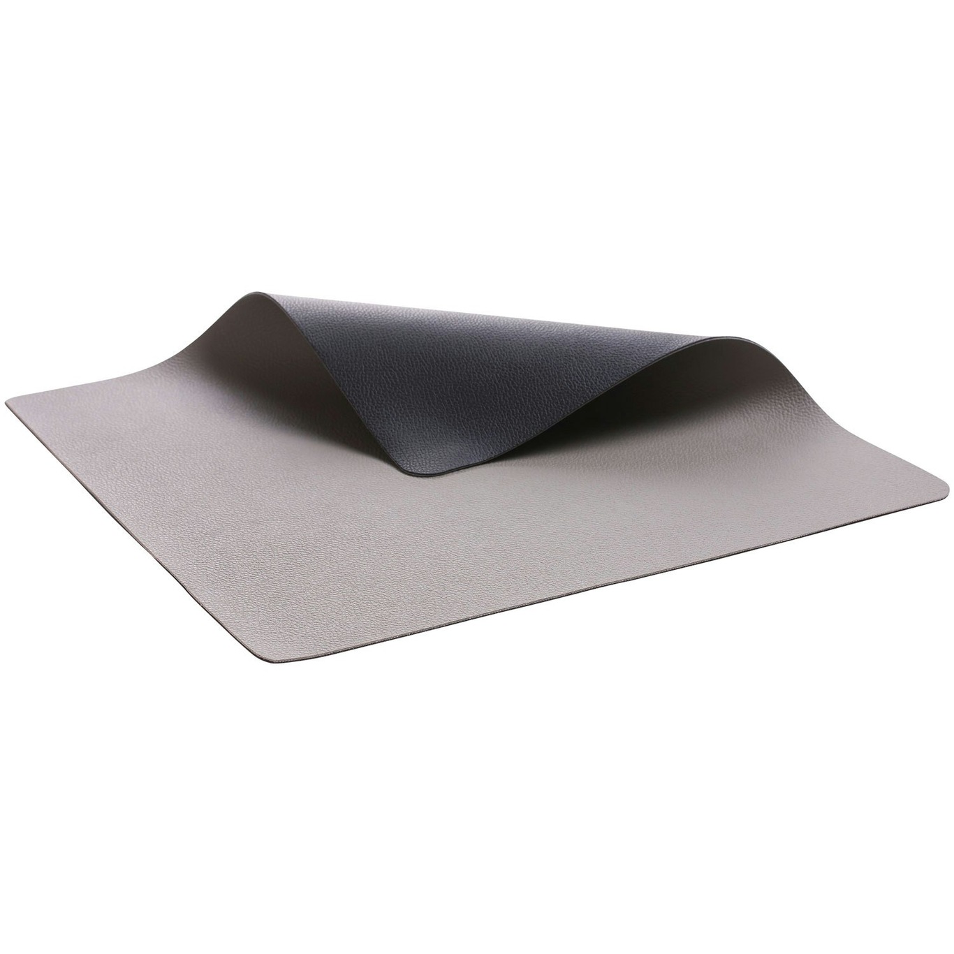 Reversible Table Mat 4-pack, Grey/Black