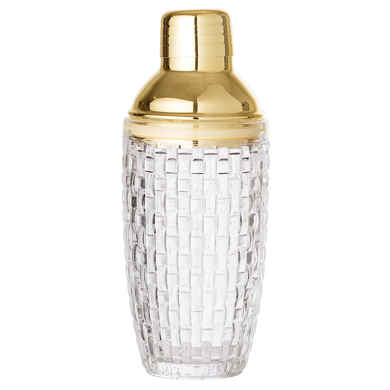 Cocktail Shaker, Clear Glass