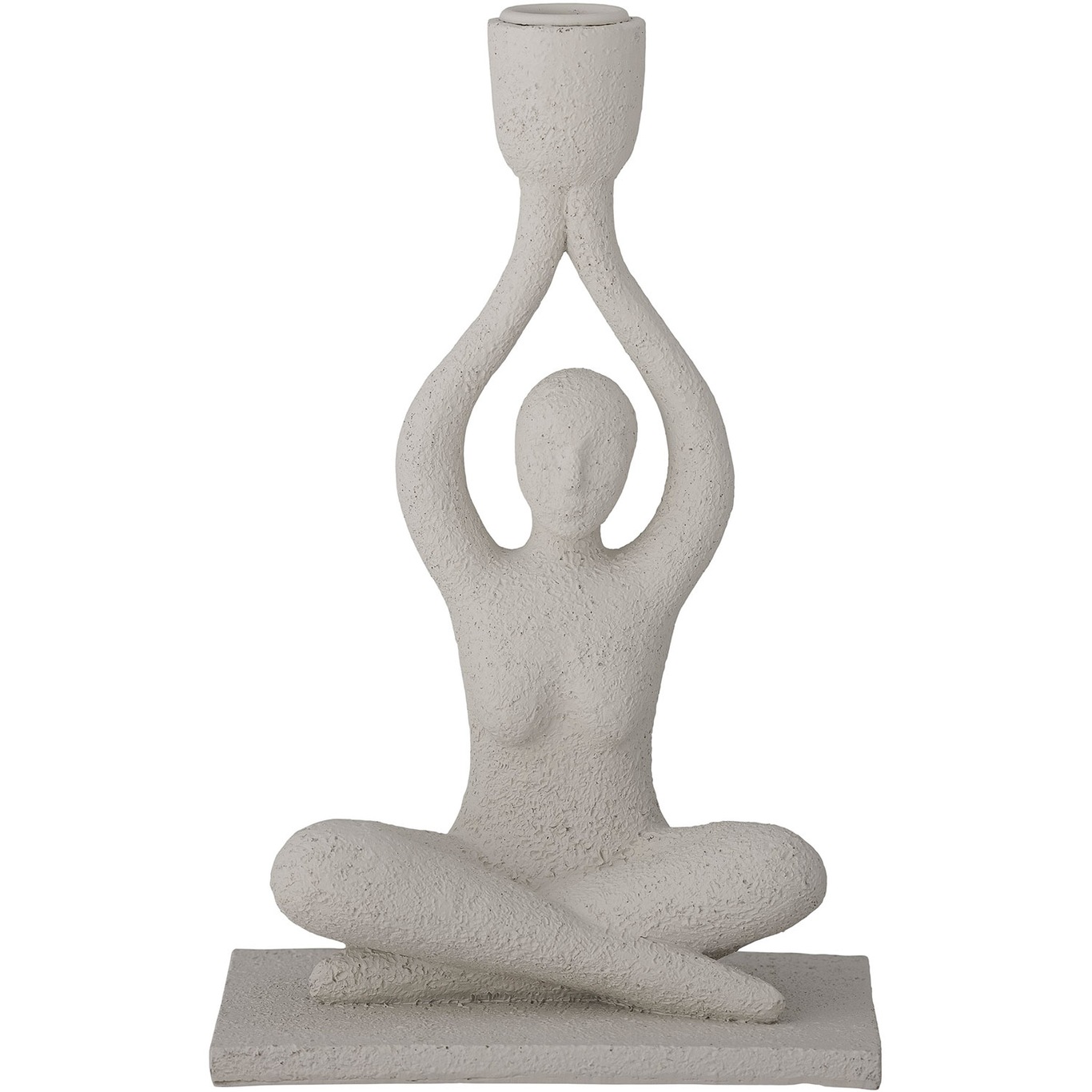 Lucie Candlestick 24x15 cm, White