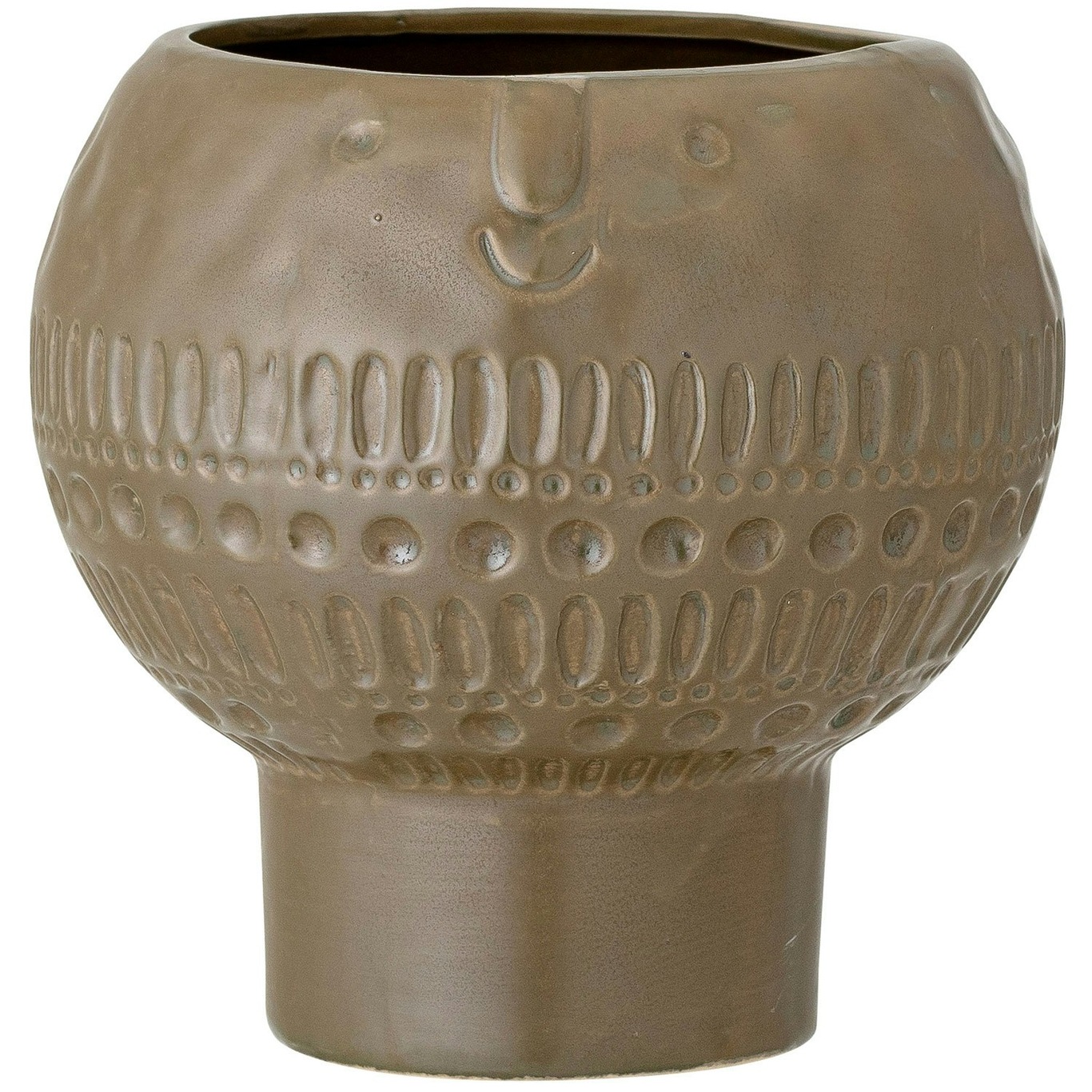 Maik Pot Stoneware Ø15,5 cm, Brown