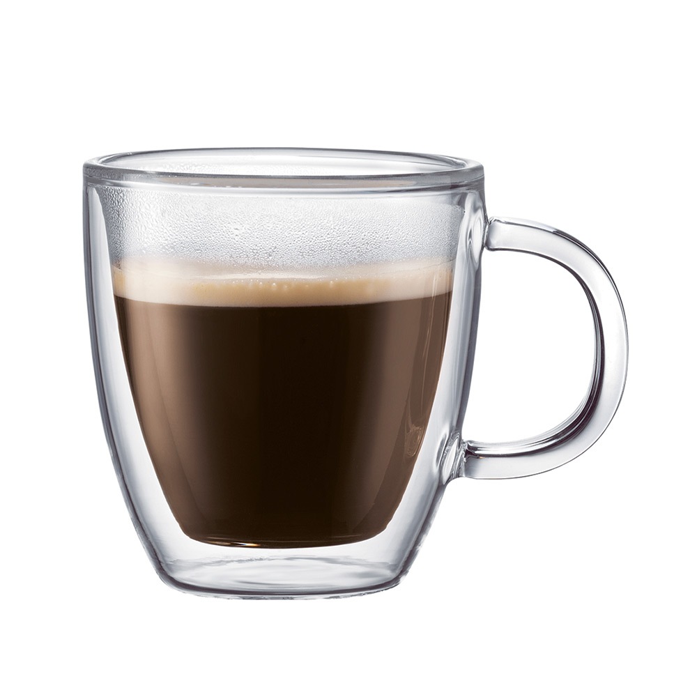 Bistro Double wall Espresso Mug, 30 cl, 2-pcs - Bodum @ RoyalDesign