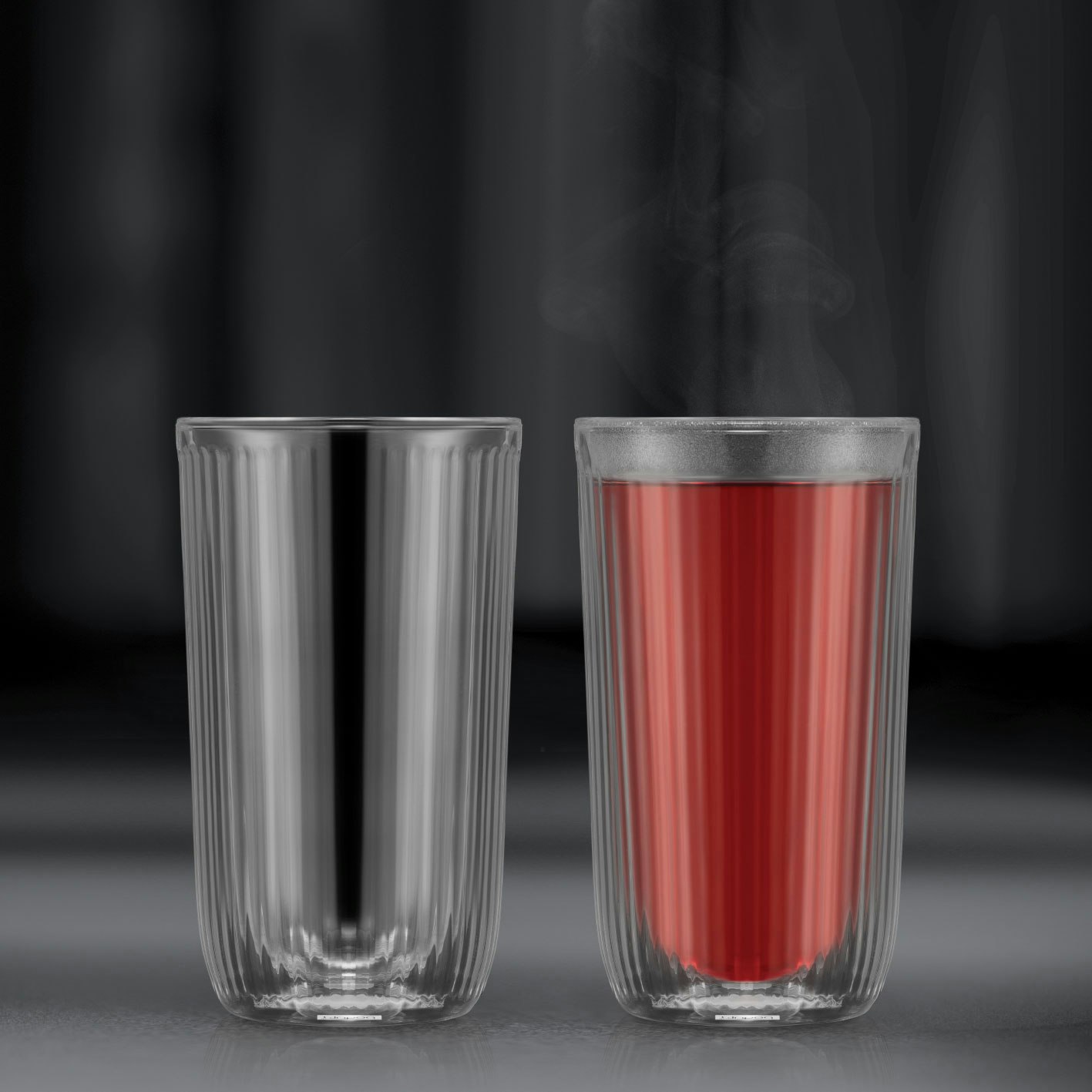 PAVINA Double wall Tea Glass, 25 cl, 2-pcs - Bodum @ RoyalDesign